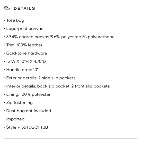 Authentic MICHAEL KORS Charlotte Large Logo and Leather Top-Zip Tote Bag - Picture 13 of 13